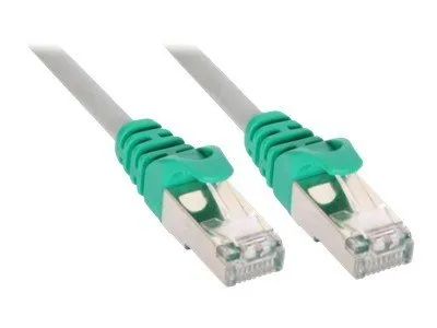 InLine Crossover Patchkabel - SF/UTP - Cat.5e - grau - 0,5m