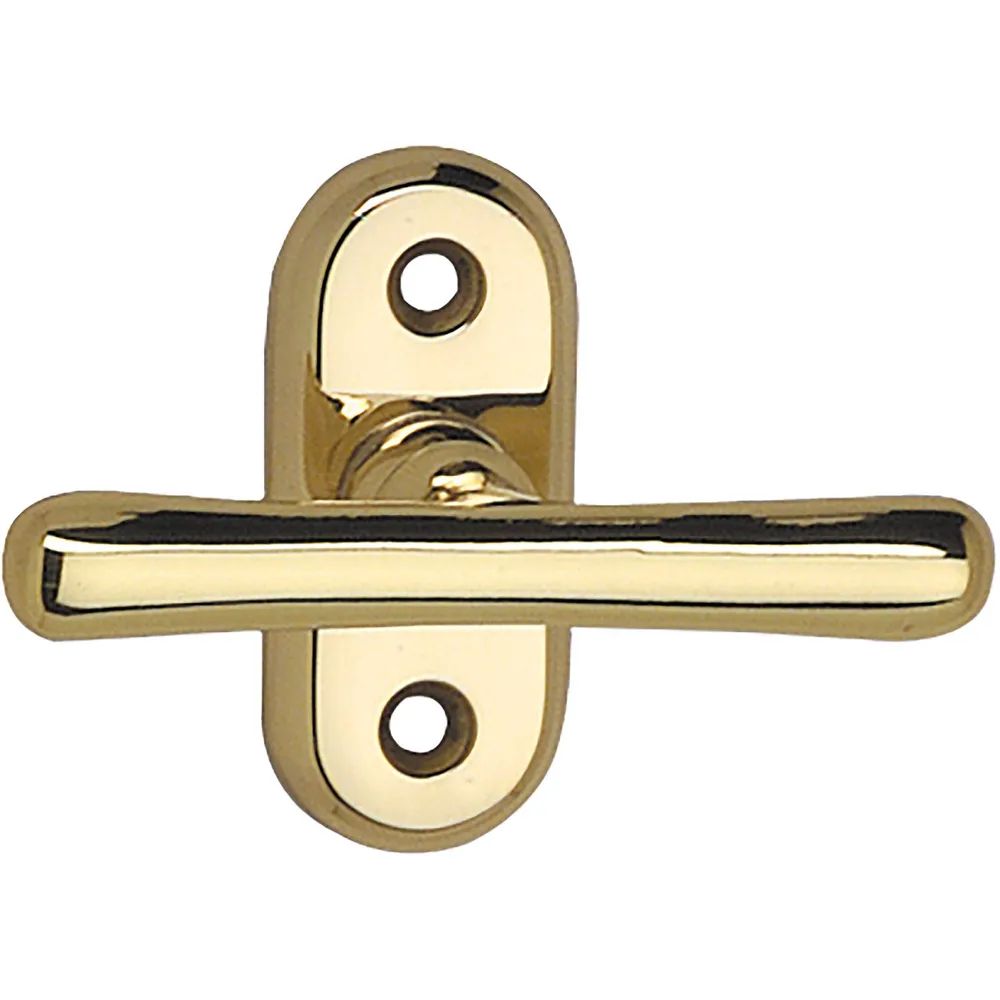 Grundmann Fensterolive WG ELEGANT 526 - sichtbar geschr., VK 7 x 35 mm, Messing poliert