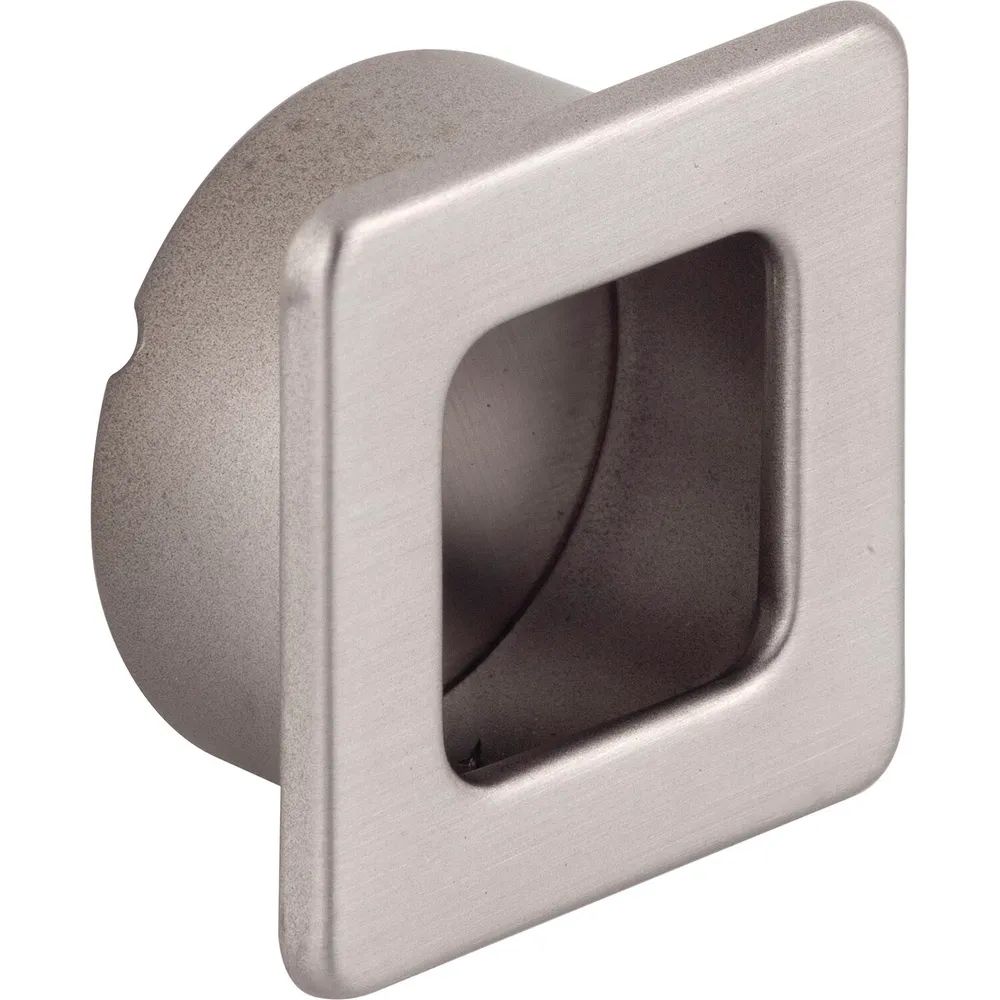 Estamp Muschelgriff Annea Breite 29 mm, Einlass ø 26 mm, ZN Edelstahl Effekt