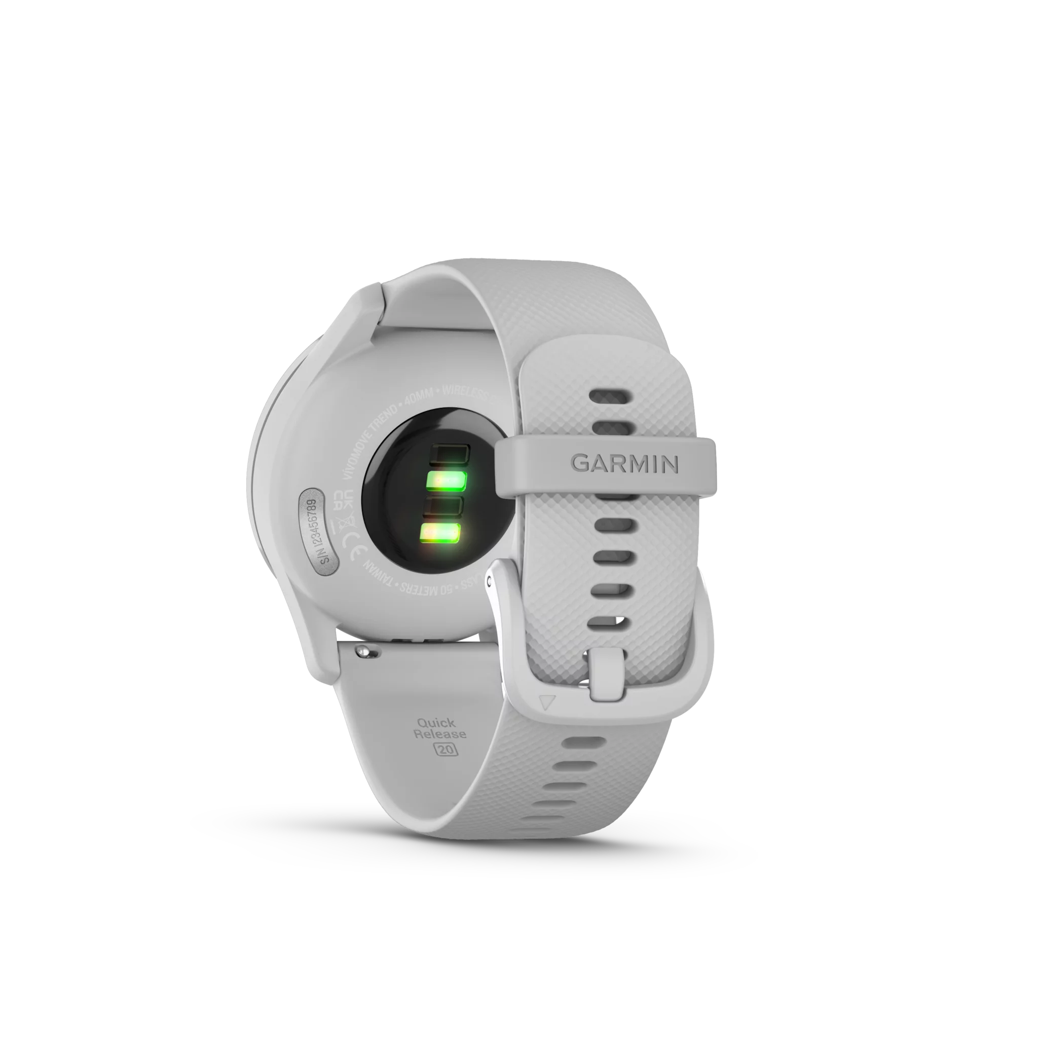 Garmin VIVOMOVE TREND, Hellgrau/Silber