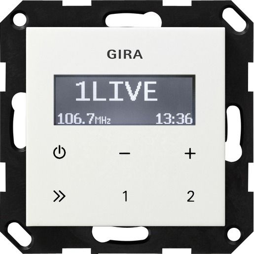Gira UP-RADIO RDS OHNE LAUTSPRECHER / GIRA 228403