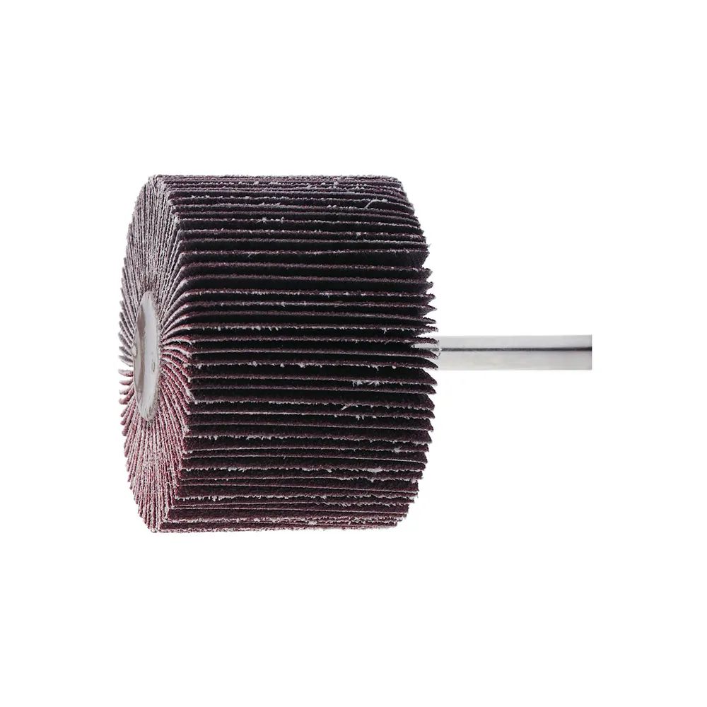LUKAS Fächerschleifer 60 x 40 mm Normalkorund Korn 80 Schaft 6 mm