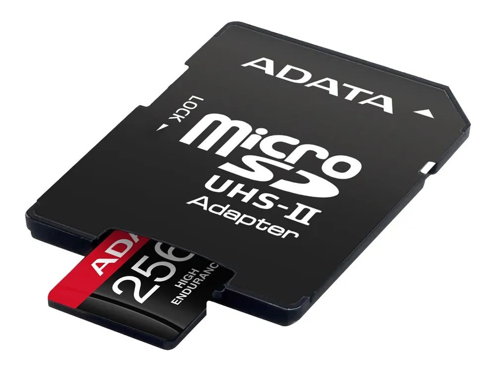 ADATA High Endurance - Flash-Speicherkarte (microSDXC-an-SD-Adapter inbegriffen) 256 GB