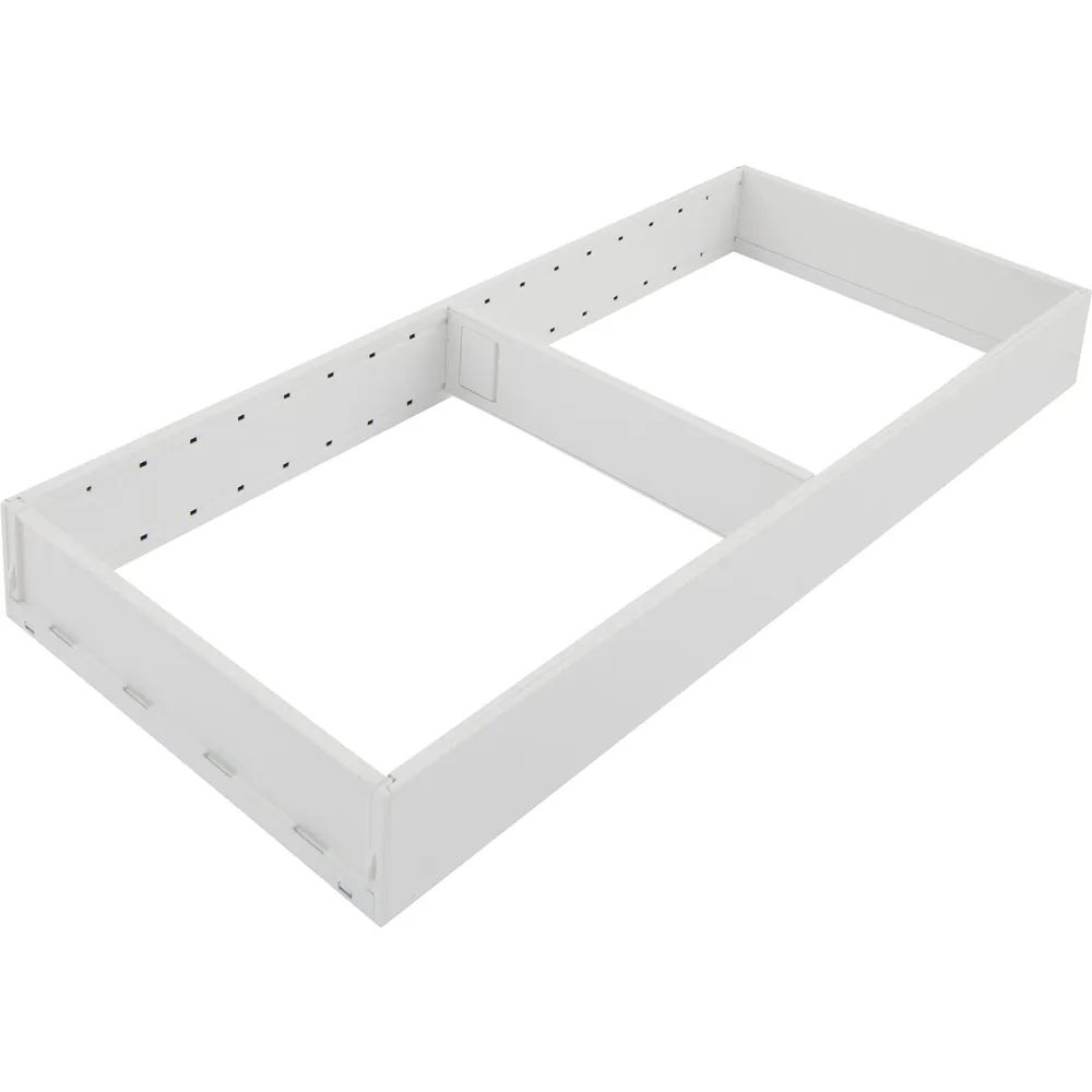 BLUM AMBIA-LINE Schubkastenrahmen breit, NL450mm, Stahl Seidenweiß matt