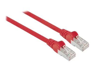 Intellinet Network Patch Cable, Cat6, 10m, Red, Copper, S/FTP, LSOH / LSZH, PVC, RJ45, Gold Plated Contacts, Snagless, Booted, Lifetime Warranty, Polybag - Patch-Kabel - RJ-45 (M)