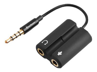 Sharkoon Audio-Adapter - 4-poliger Mini-Stecker