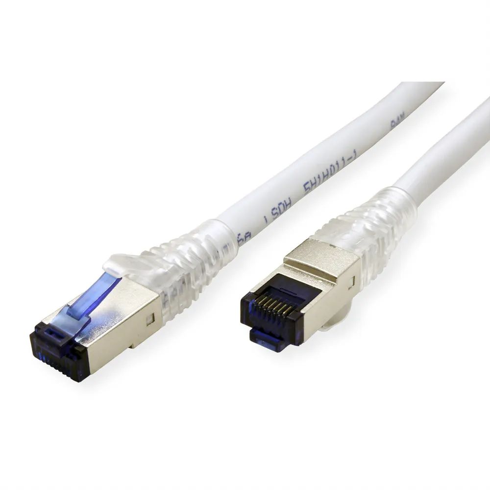 ROLINE Patchkabel Cat.6A (Class EA) S/FTP (PiMF), Massivdraht, LSOH, grau, 70 m