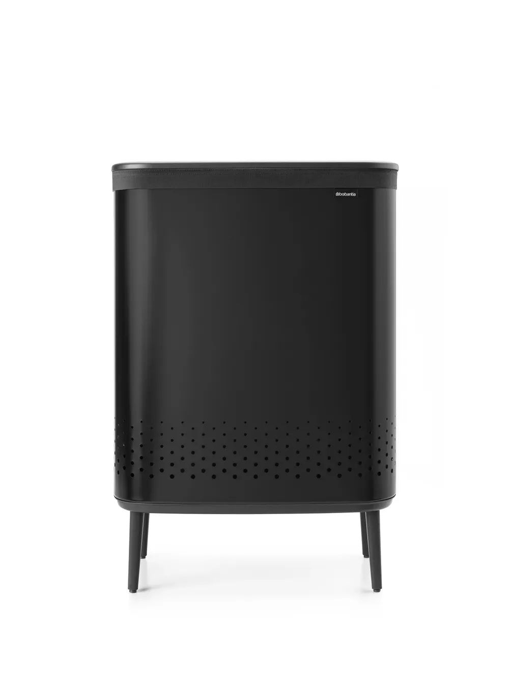 Brabantia Bo Wäschekorb Hi, 2 x 45 L - Matt Black