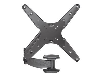 Manhattan TV & Monitor Mount (Clearance Pricing), Wall, Spring Arm, 1 screen, Screen Sizes: 21-55", Black, VESA 75x75 to 400x400mm, Max 30kg, LFD, Height Adjustable Swivel Arm, Lifetime Warranty - Klammer - für LCD TV - Kunststoff, Stahl - Bildschirm