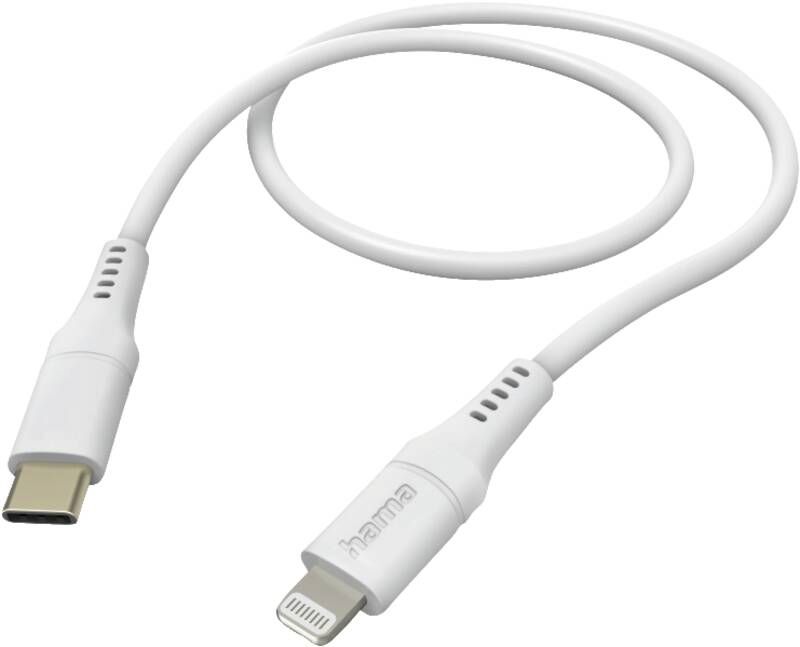 Hama USB-Kabel 201574 USB-KabelSilicon,C-LTG,1.5m