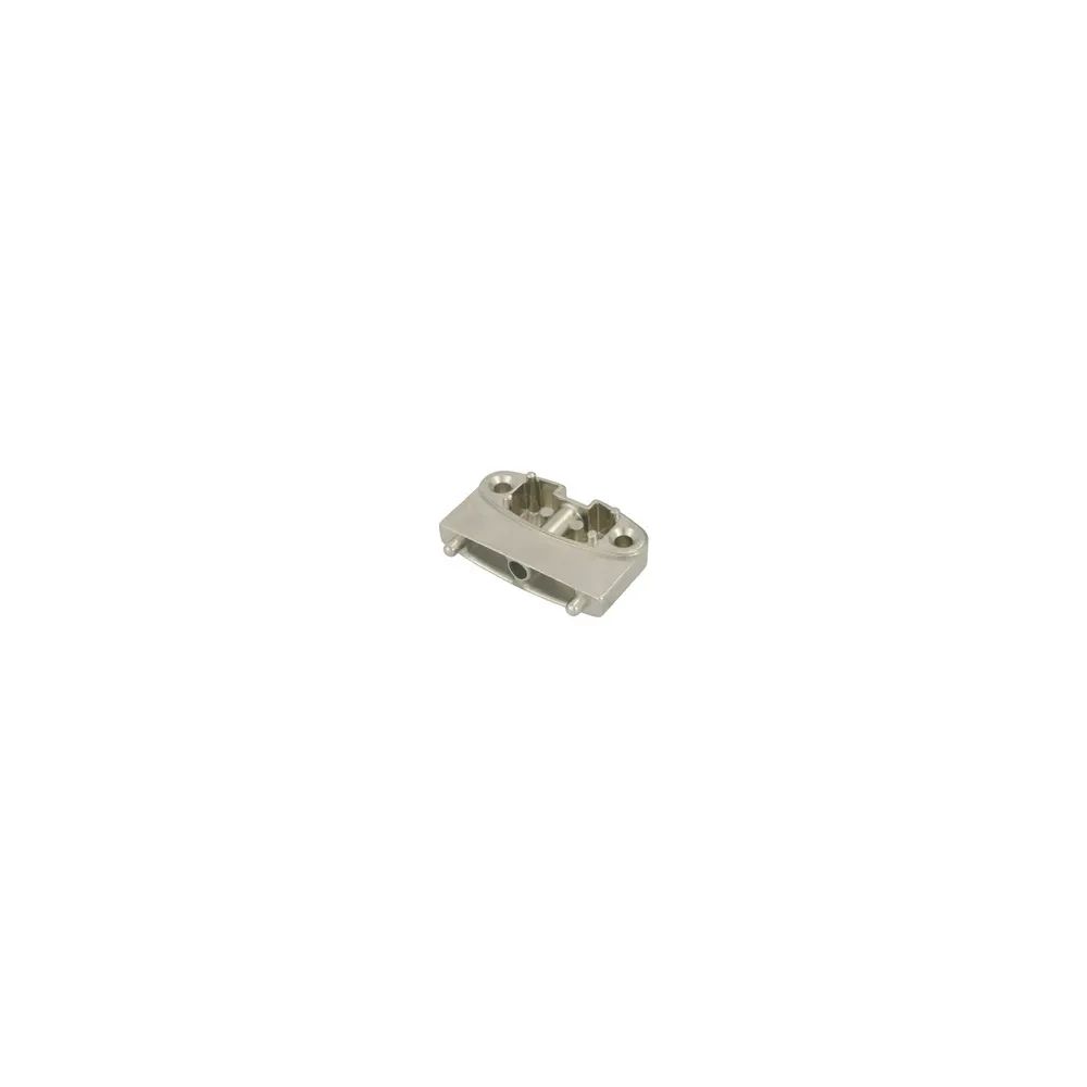 ITALIANA FERRAMENTA Adapter Kraby für Alurahmenprofil schmal, Stahl silberfarbig