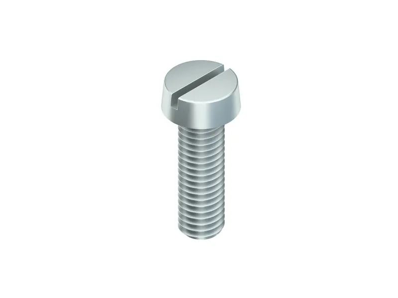 NIEDAX Zyl.-Kopfschraube M4, DIN EN ISO 1207, mit Schlitz, L=12 mm