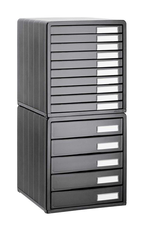 Rotho Bürobox 10 Schübe geschlossen TIMELESS