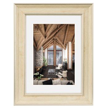 Hama Kunststoffrahmen "Rustic", Natur, 15 x 20 cm