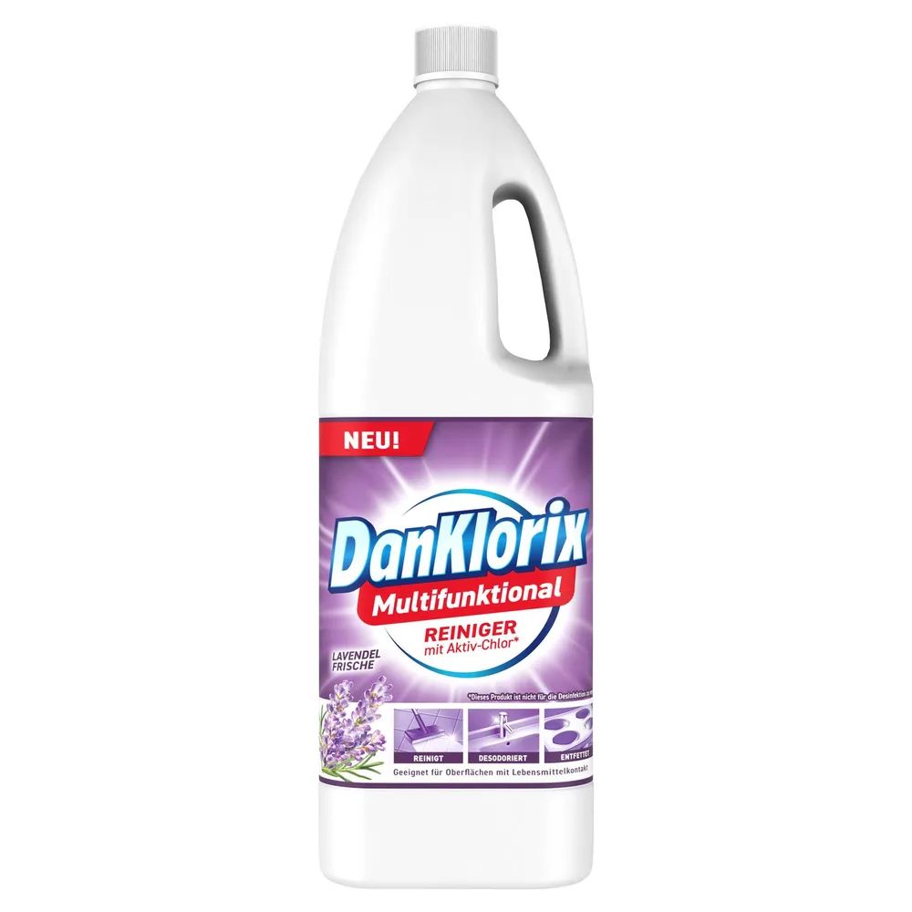 DanKlorix Hygiene Reiniger Lavendel-Frische 1,5 L