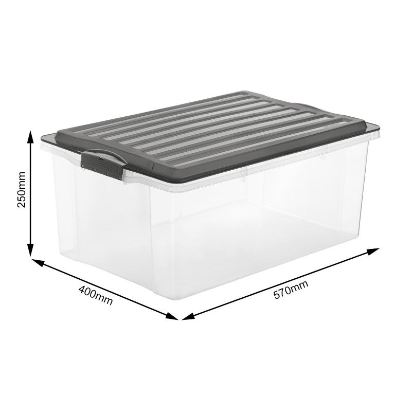 Rotho Stapelbox A3, 38 l COMPACT