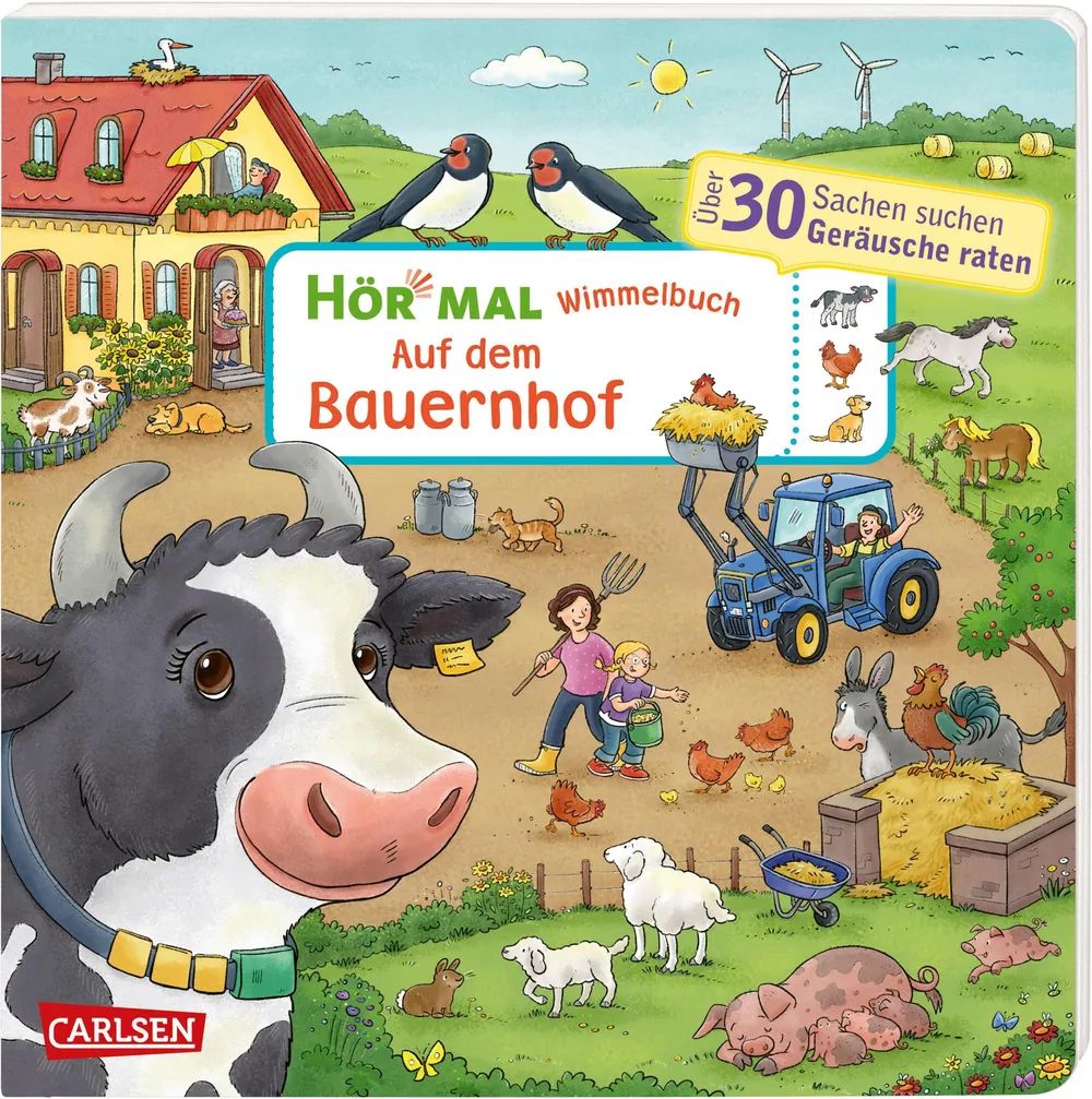 Carlsen Verlag GmbH Hör mal Wimmelbuch:Auf dem Bauernhof