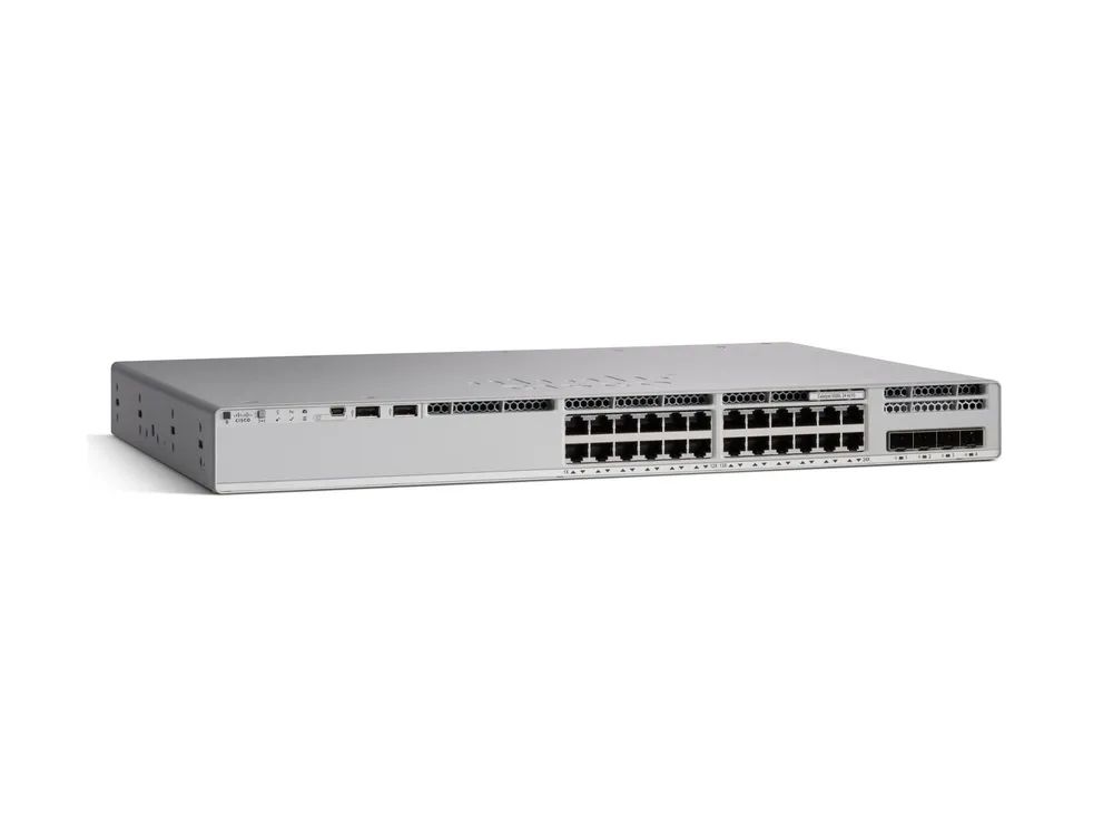Cisco Catalyst 9200L - Network Essentials - Switch - L3 - 24 x 10/100/1000 + 4 x Gigabit SFP (Uplink)