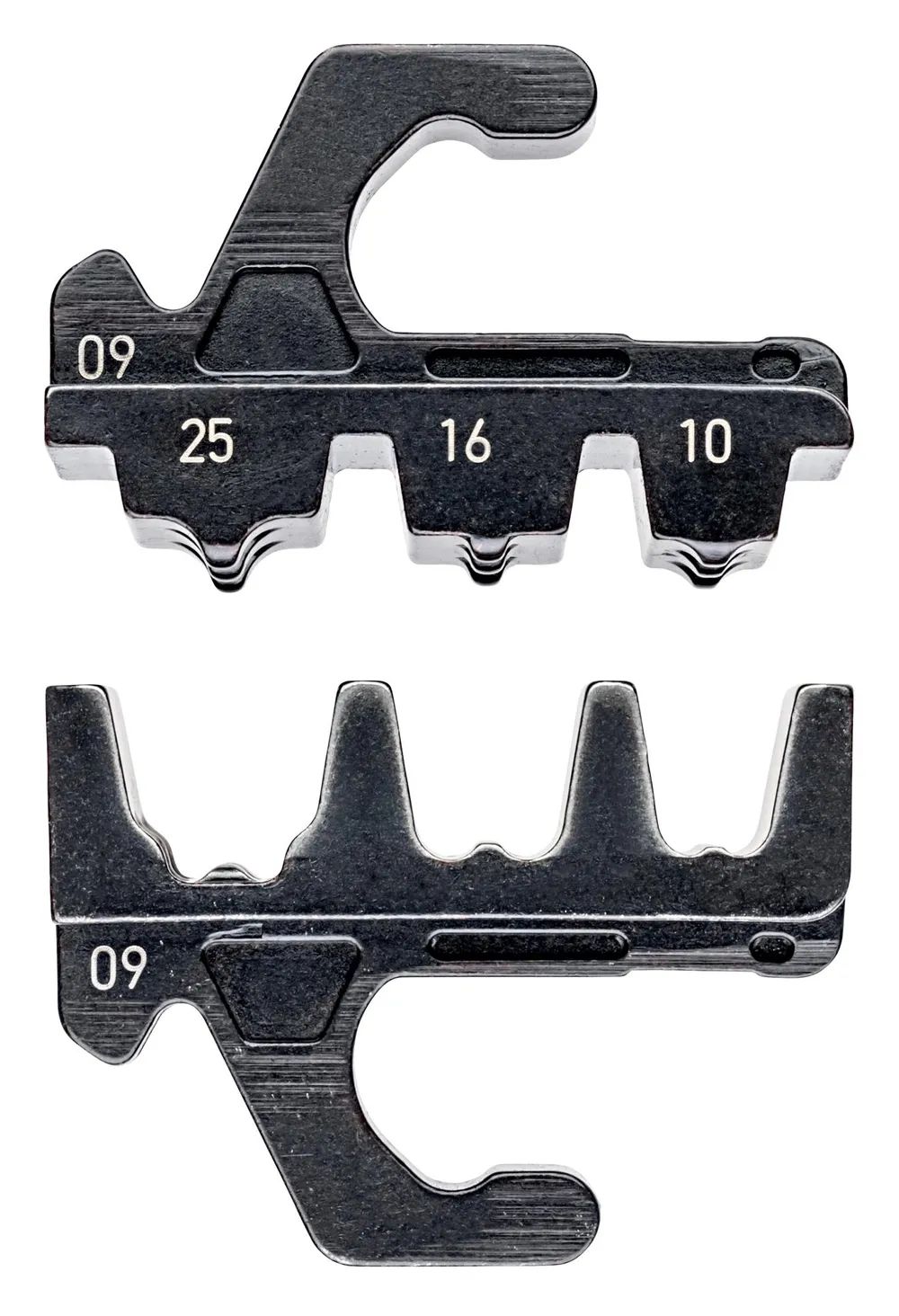 KNIPEX Crimpeinsatz für isolierte + unisolierte Aderendhülsen 10 / 16 / 25 mm²