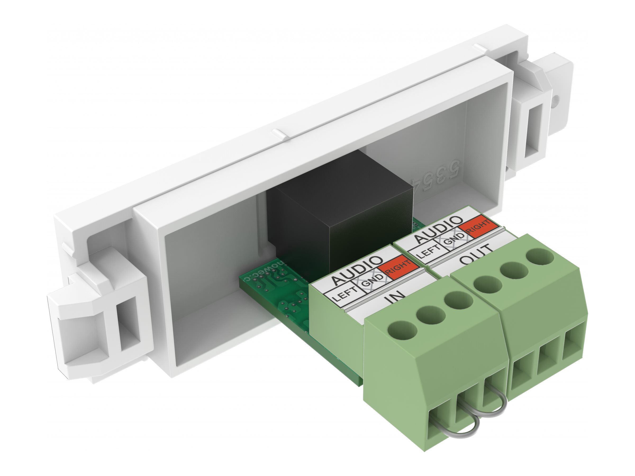Vision TC3 - Modulares Faceplate-Kit mit Snap-ins und Kabeln