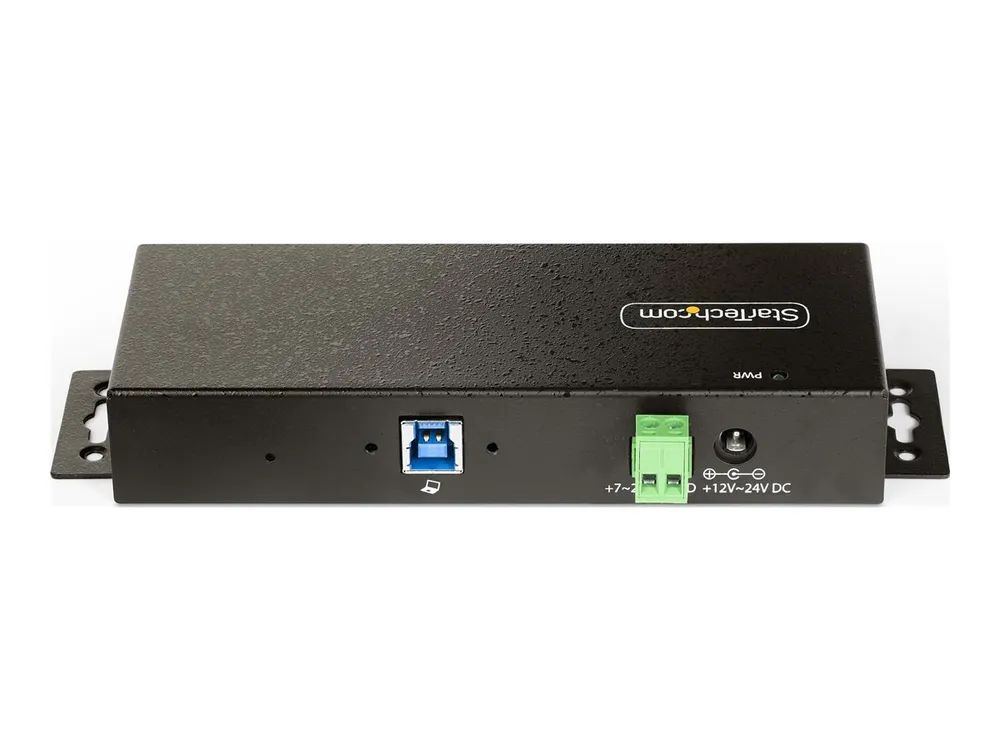 StarTech.com 7-Port Managed USB Hub with 7x USB-A, Heavy Duty with Metal Industrial Housing, ESD & Surge Protection, Wall/Desk/Din-Rail Mountable, USB 3.0/3.1/3.2 Gen 1 5Gbps