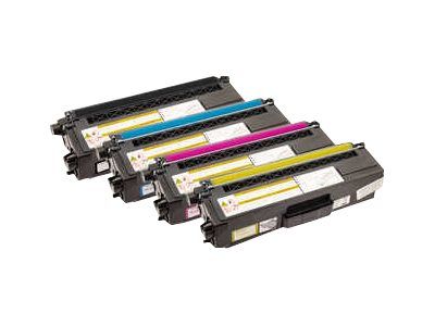 Peach Combi-Pack - 4er-Pack - Extrahohe Kapazität - Schwarz, Gelb, Cyan, Magenta - kompatibel - wiederaufbereitet - Tonerpatrone (Alternative zu: Brother TN328C, Brother TN328BK, Brother TN328M, Brother TN328Y)