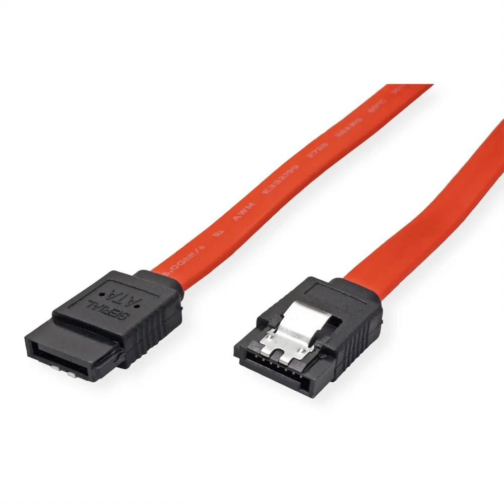 VALUE Internes SATA 6.0 Gbit/s HDD-Kabel mit Schnappverschluss, 0,5 m