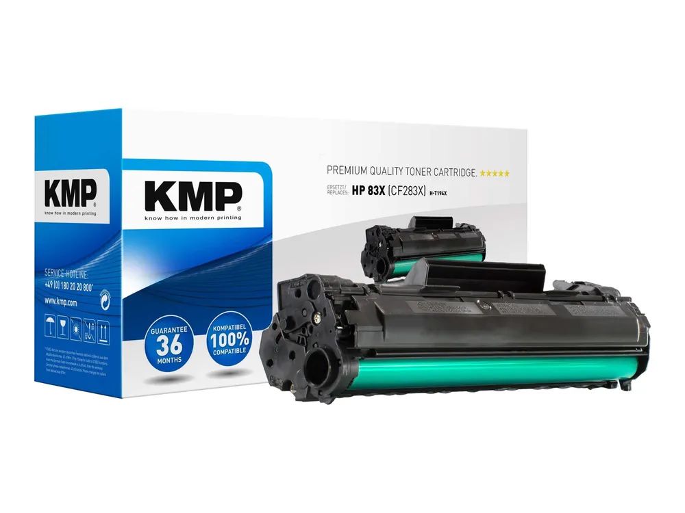 KMP H-T194X - Hohe Ergiebigkeit - Schwarz - kompatibel - Tonerpatrone (Alternative zu: HP 83X)