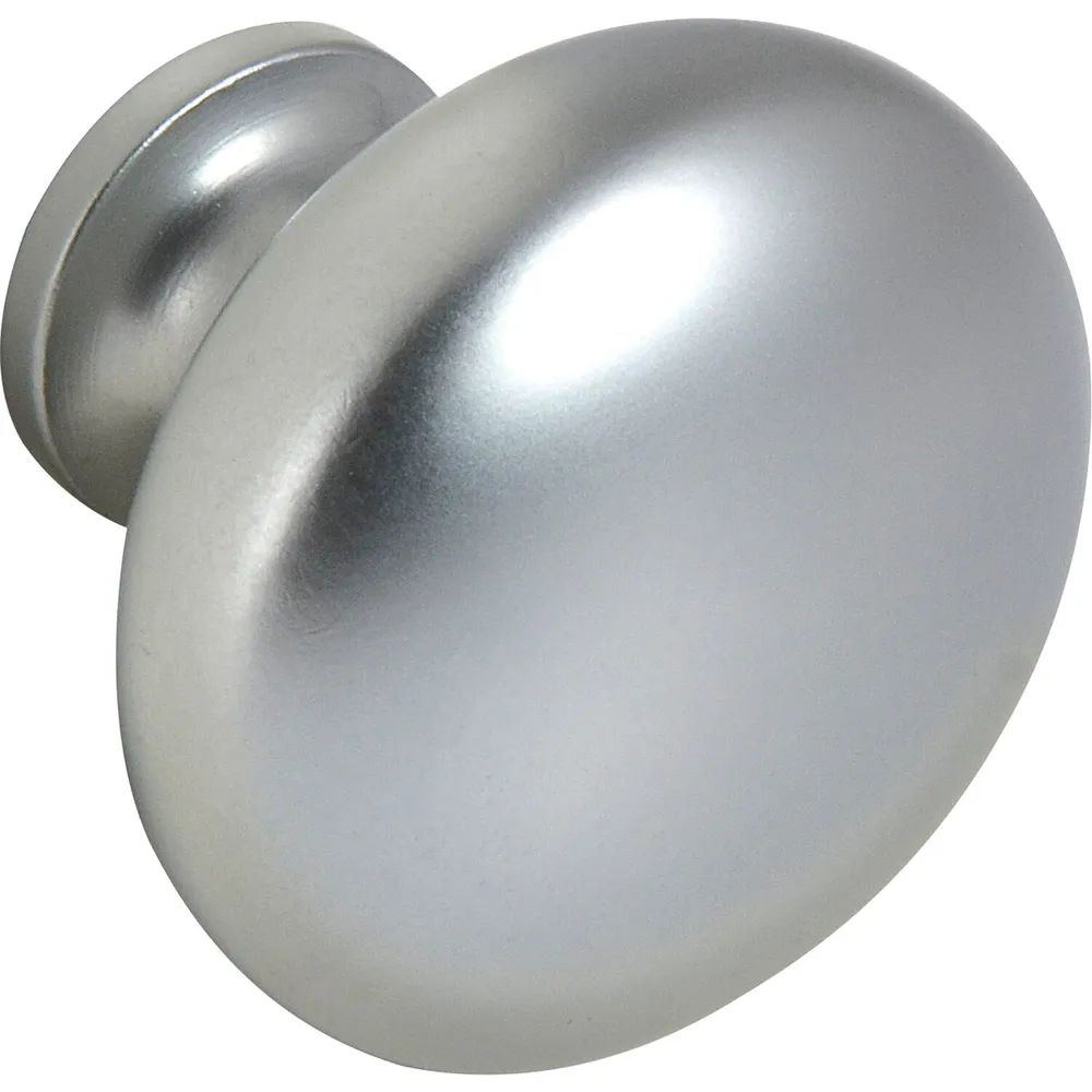 Sun Chain Trading Co., Ltd Furniture Hardware Knopf Pallas ø 32 mm, Tiefe 27 mm, Zinkdruckguss verchromt matt