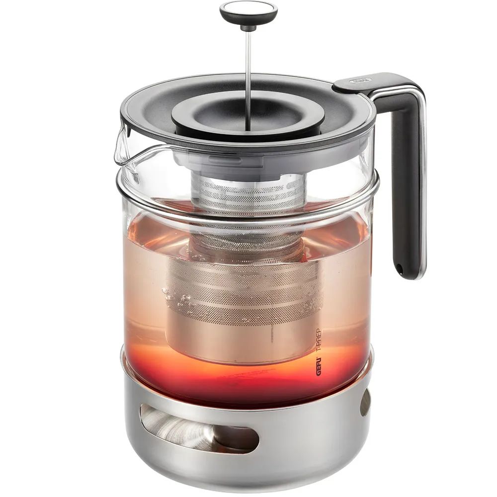 GEFU Teekanne, 1.500 ml inkl. Stövchen T-PREP