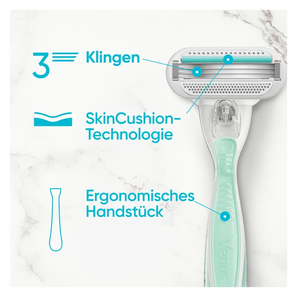 Gillette Venus Smooth Sensitive Systemklingen 4er