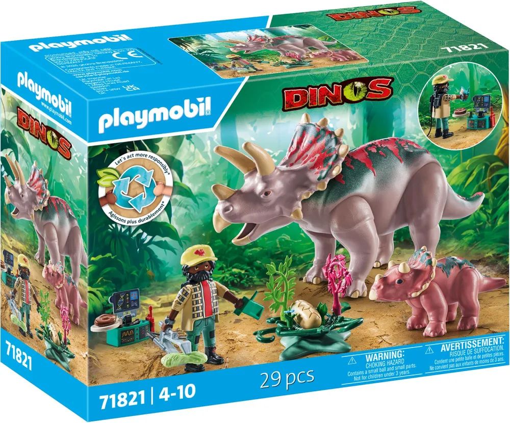 geobra Brandstätter Stiftung & Co.K Triceratops mit Jungtier