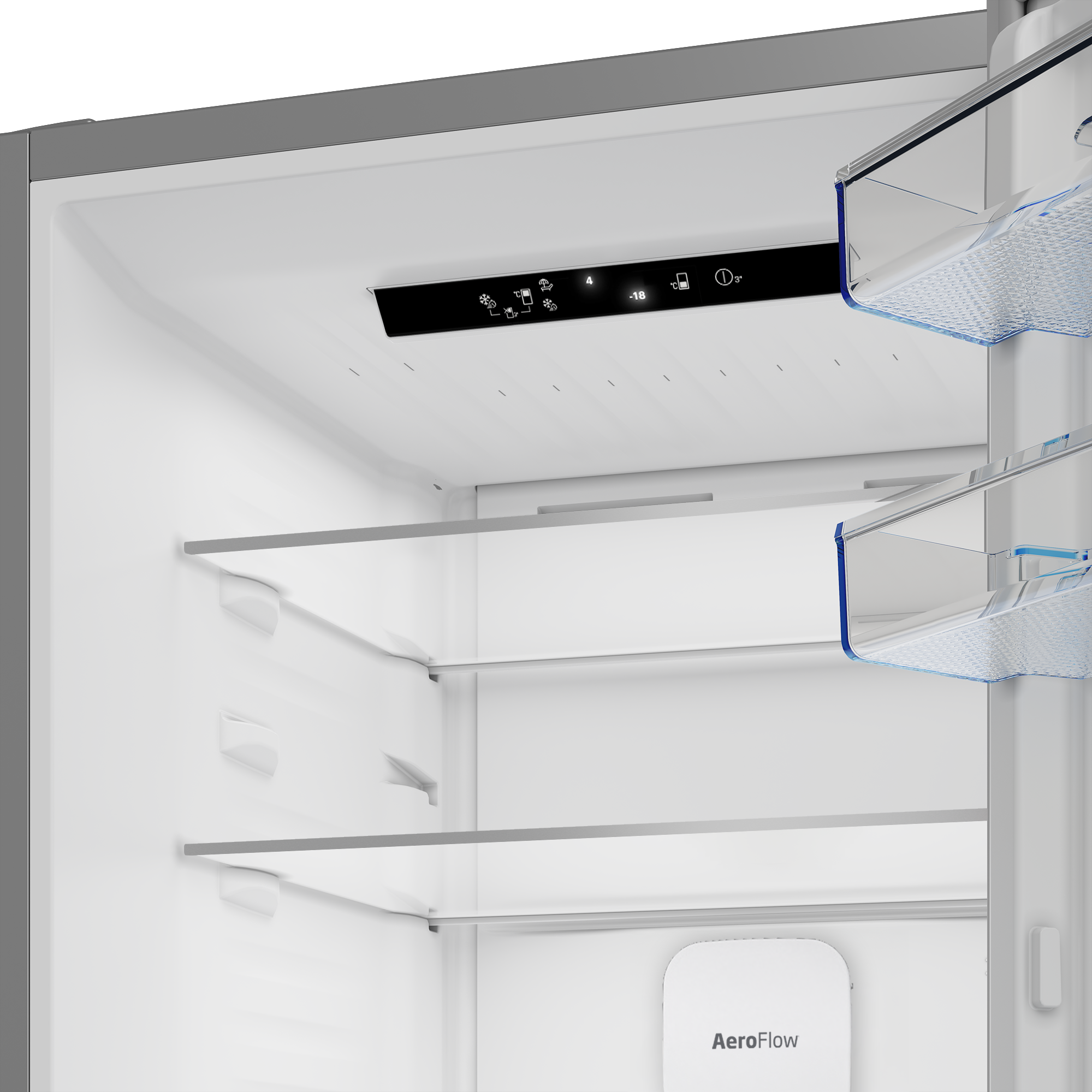 Beko B7RCNA417HXP Kühl-/Gefrierkombination, Nutzinhalt:415 L, - Edelstahllook