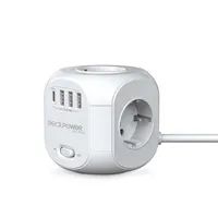 RealPower PowerBox 431 - 1,8 m - Drinnen - Weiß - 4 AC-Ausgänge - 250 V - 50 Hz