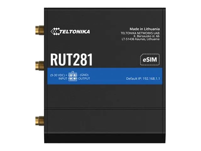 Teltonika RUT281 - Wireless Router - WWAN 1-Port-Switch