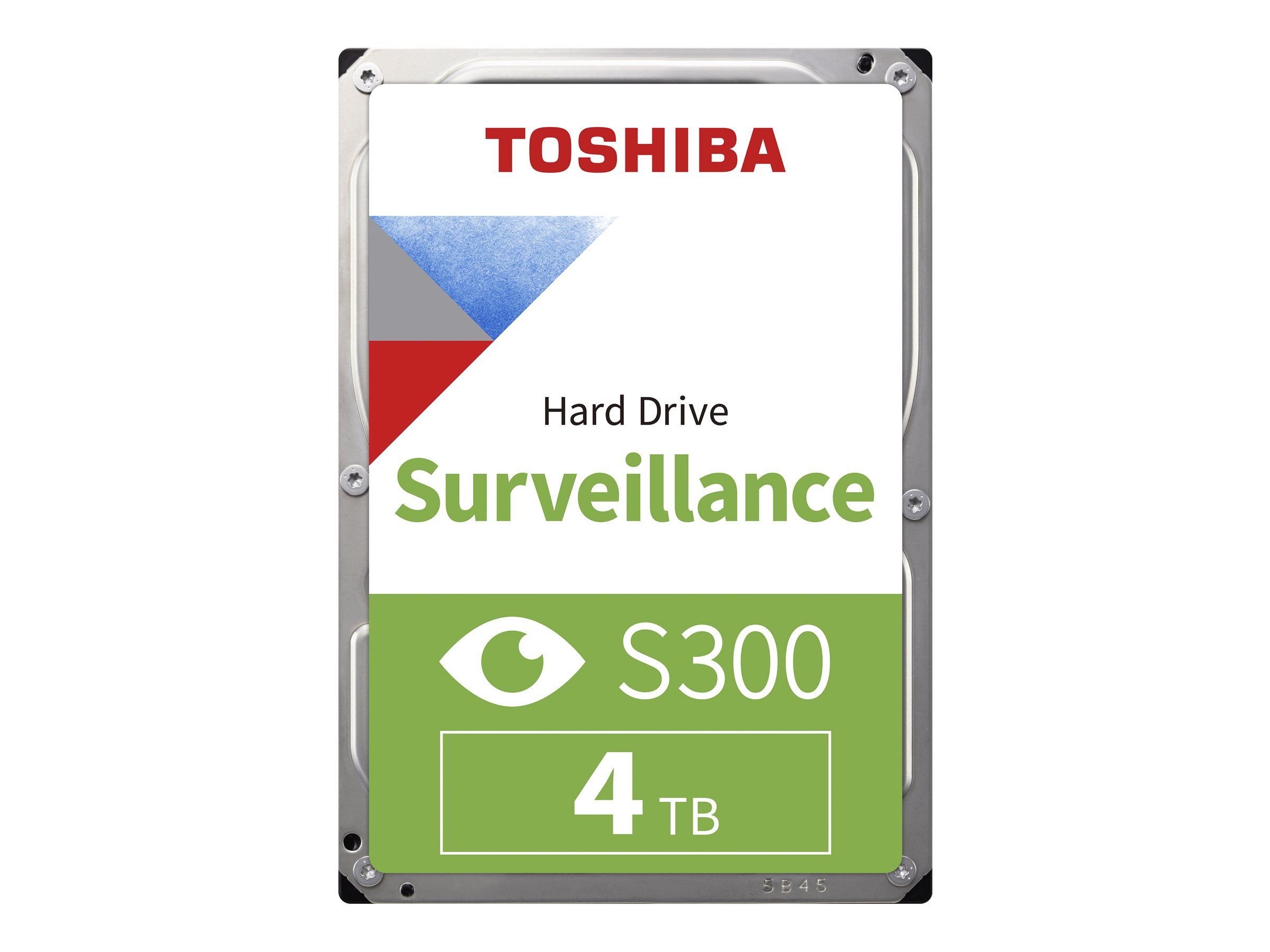 Toshiba S300 Surveillance - Festplatte - 4 TB - intern - 3.5" (8.9 cm)