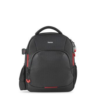 Hama Kamera-Rucksack "Ohio", 150, Schwarz/Rot