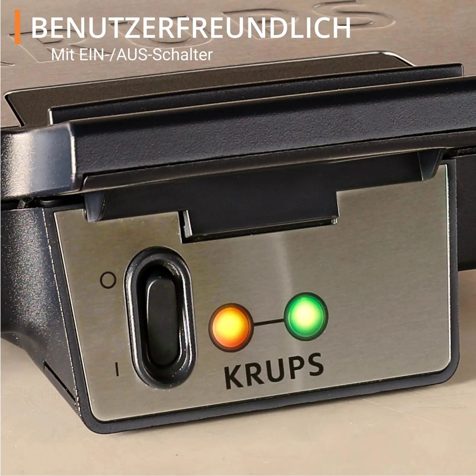 Krups Sandwichmaker FDK261 - INOX/SCHWARZ