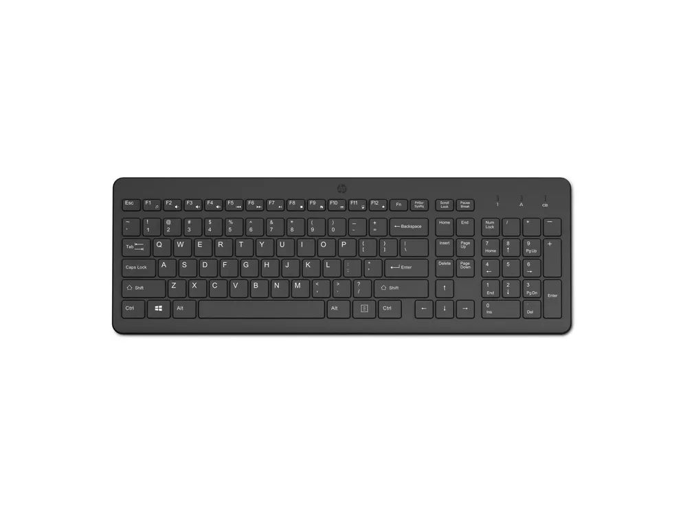 HPE HP 225 - Tastatur - 2,5-Zonen-Layout - kabellos
