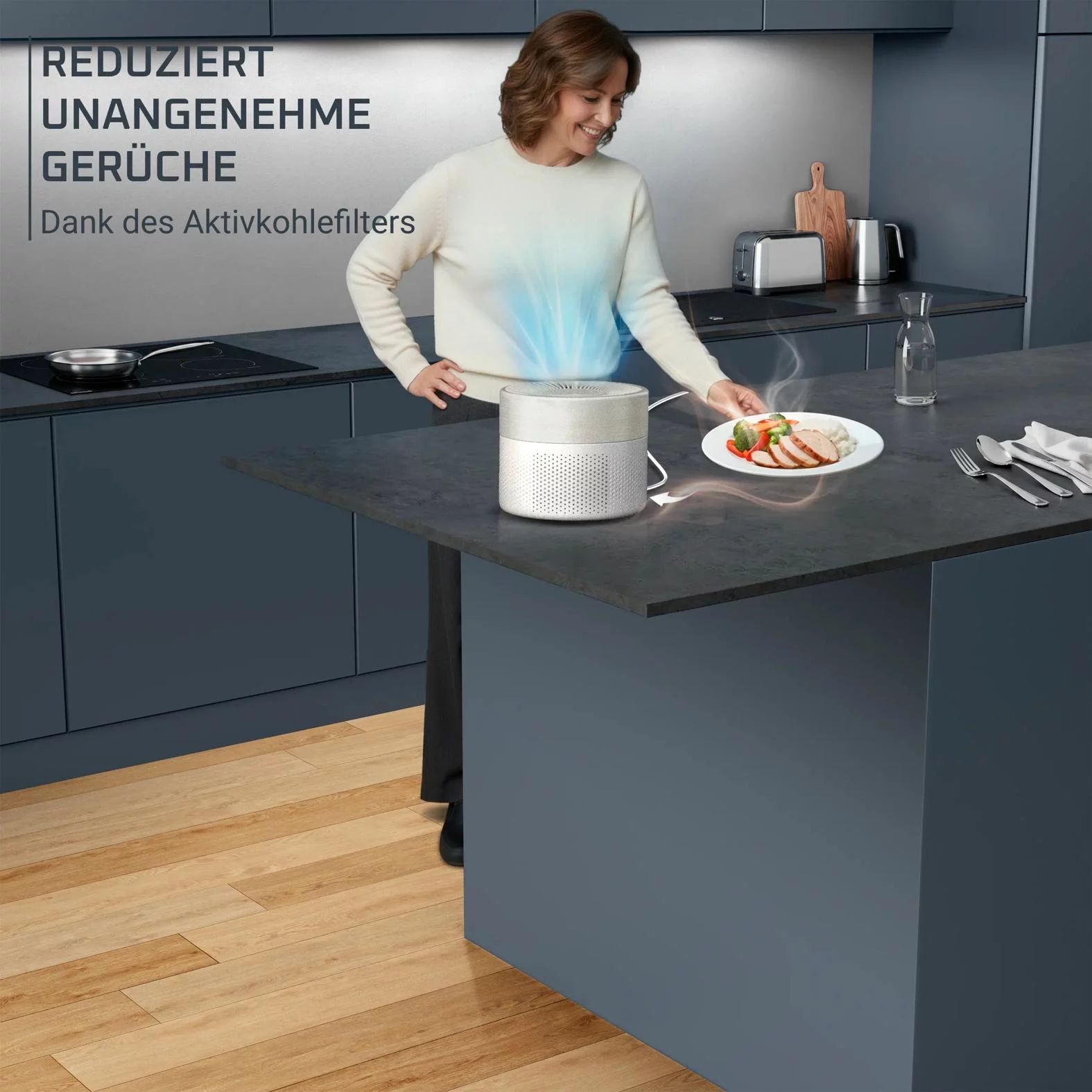 Rowenta PU1520 Luftreiniger Pure Air Mini HEPA Allergy+ Filterung - REIS