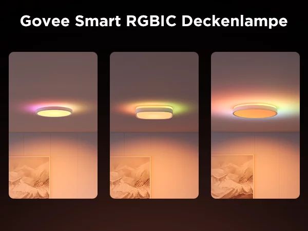 Govee Deckenleuchte 30 cm 24 W 2400 lm RGBWW+ RGBIC