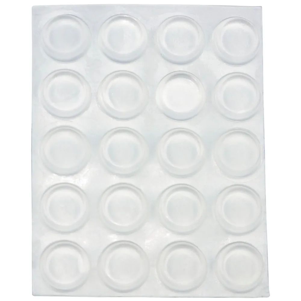 Schachermayer VVP SECOTEC Türanschlagdämpfer zum Aufkleben 13 mm Kunststoff transparent SB-20 BL4