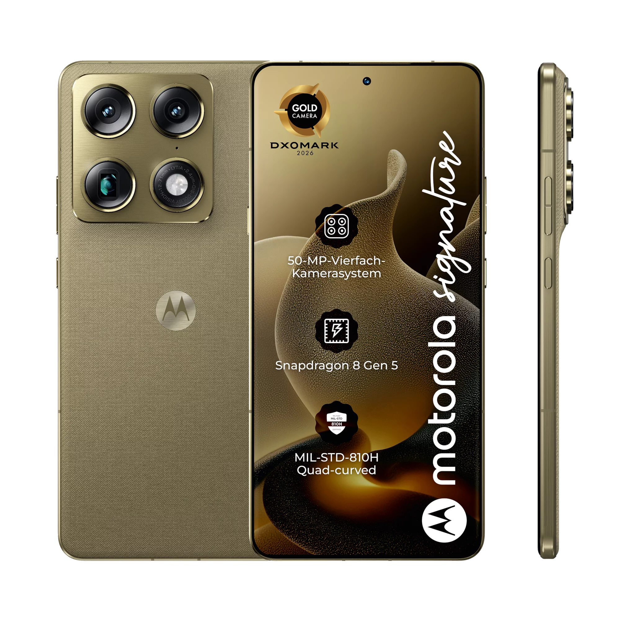 Motorola Signature 16/512GB, Pantone Martini Olive