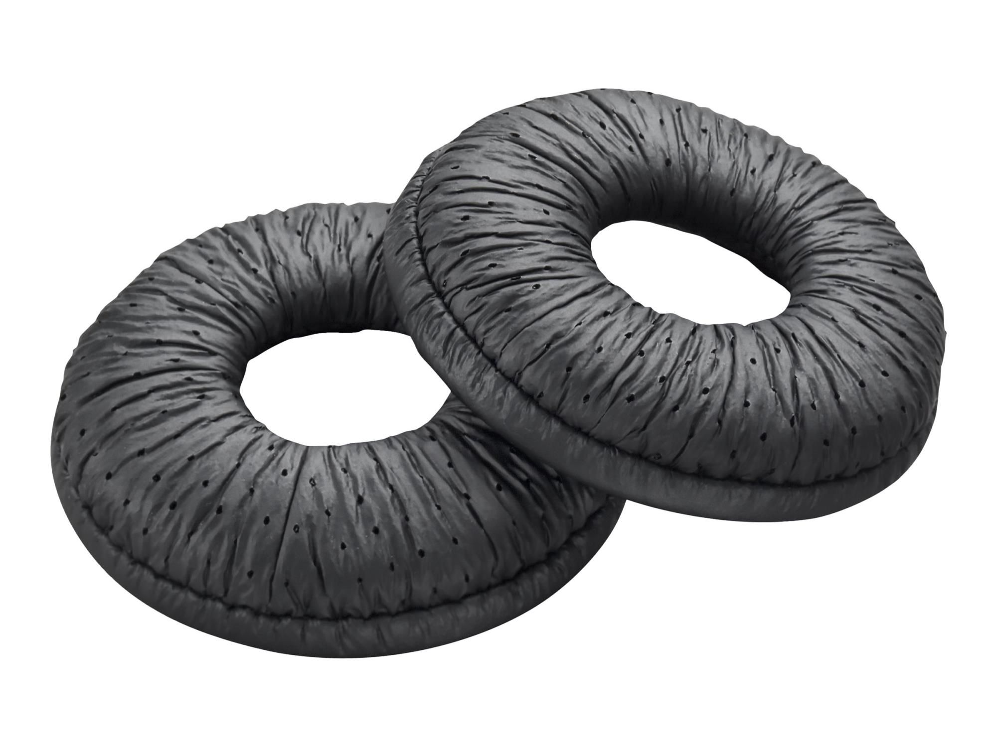 Poly Ohrpolster für drahtloses Headset - Kunstleder - Schwarz (Packung mit 2)