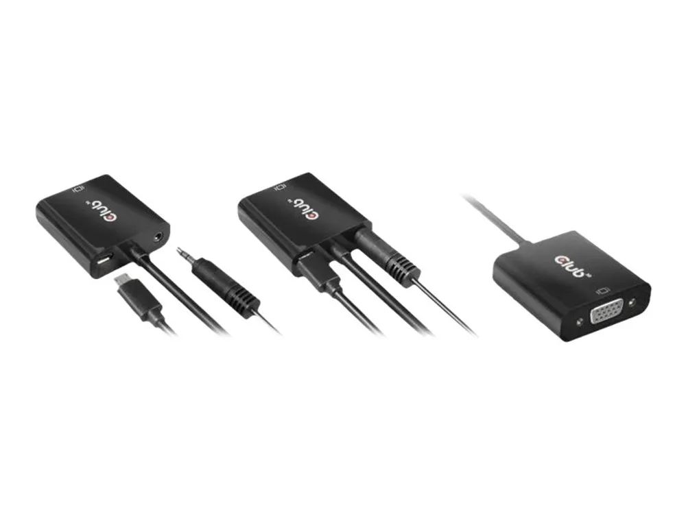 Club 3D CAC-1302 - Videoadapter - HDMI männlich zu HD-15 (VGA)