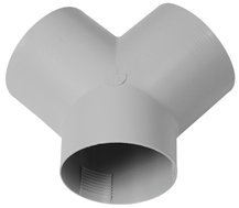 Truma Y-Stück achatgrau 65-72 mm