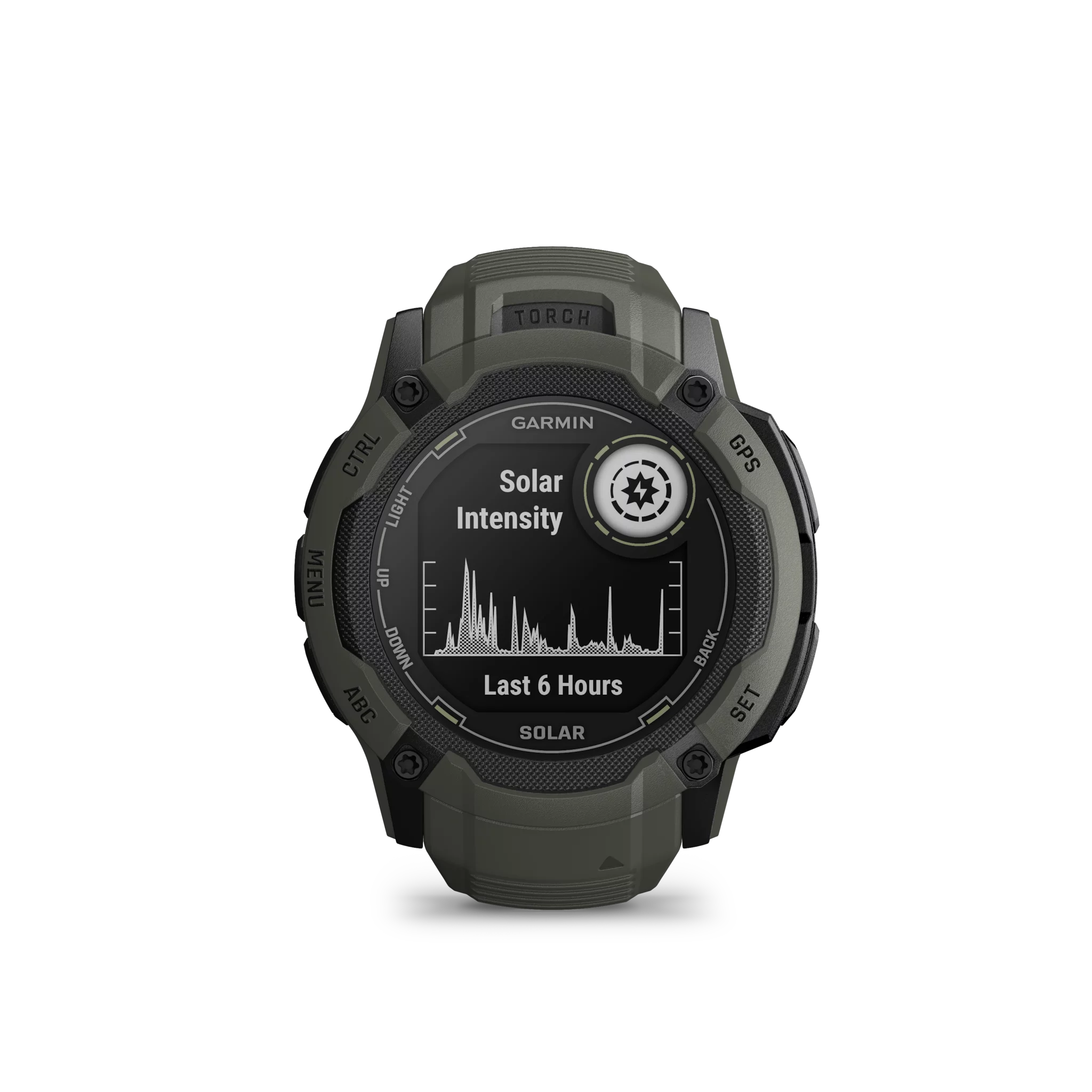 Garmin Instinct 2X Solar, Moosgrün