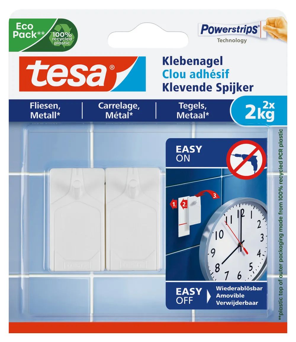 Tesa Klebenagel Fliesen & Metall bis 2St