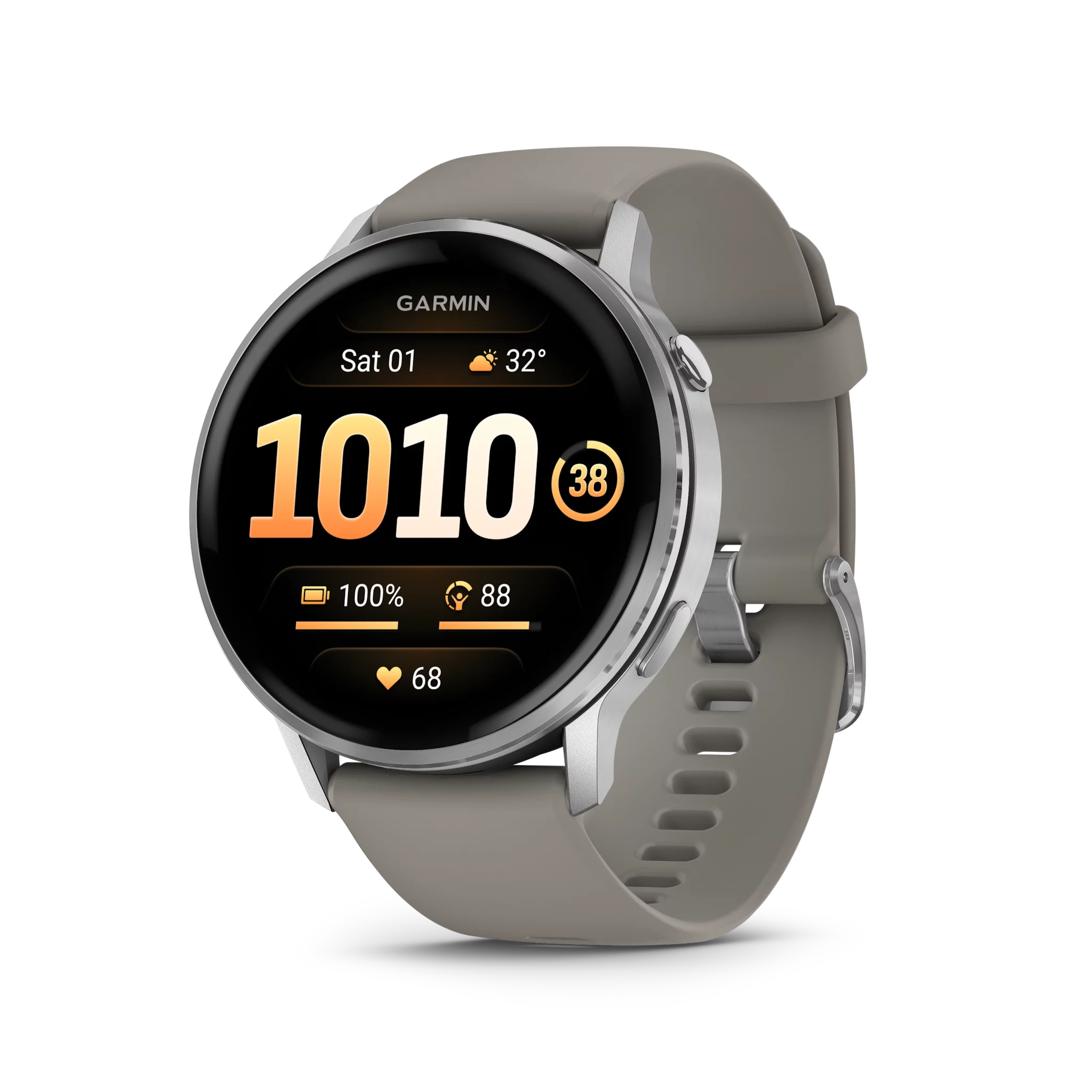 Garmin Venu 4, Schwarz/Silber, 45mm