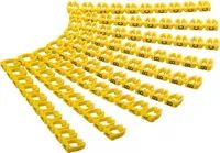 Goobay Kabelmarker-Clips"Buchstaben A-C" für Kabeldurchmesser bis 6 mm 6 mm